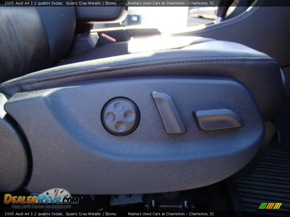 2005 Audi A4 3.2 quattro Sedan Quartz Gray Metallic / Ebony Photo #15