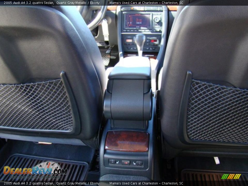 2005 Audi A4 3.2 quattro Sedan Quartz Gray Metallic / Ebony Photo #17
