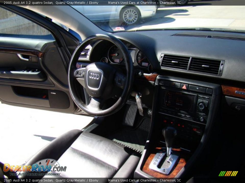 2005 Audi A4 3.2 quattro Sedan Quartz Gray Metallic / Ebony Photo #19