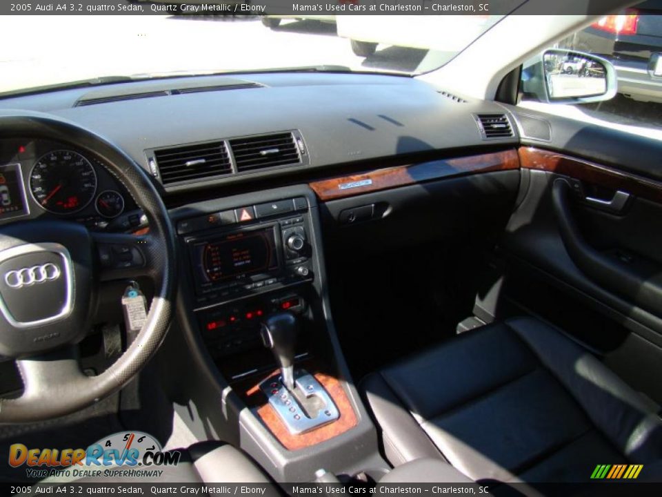 2005 Audi A4 3.2 quattro Sedan Quartz Gray Metallic / Ebony Photo #20