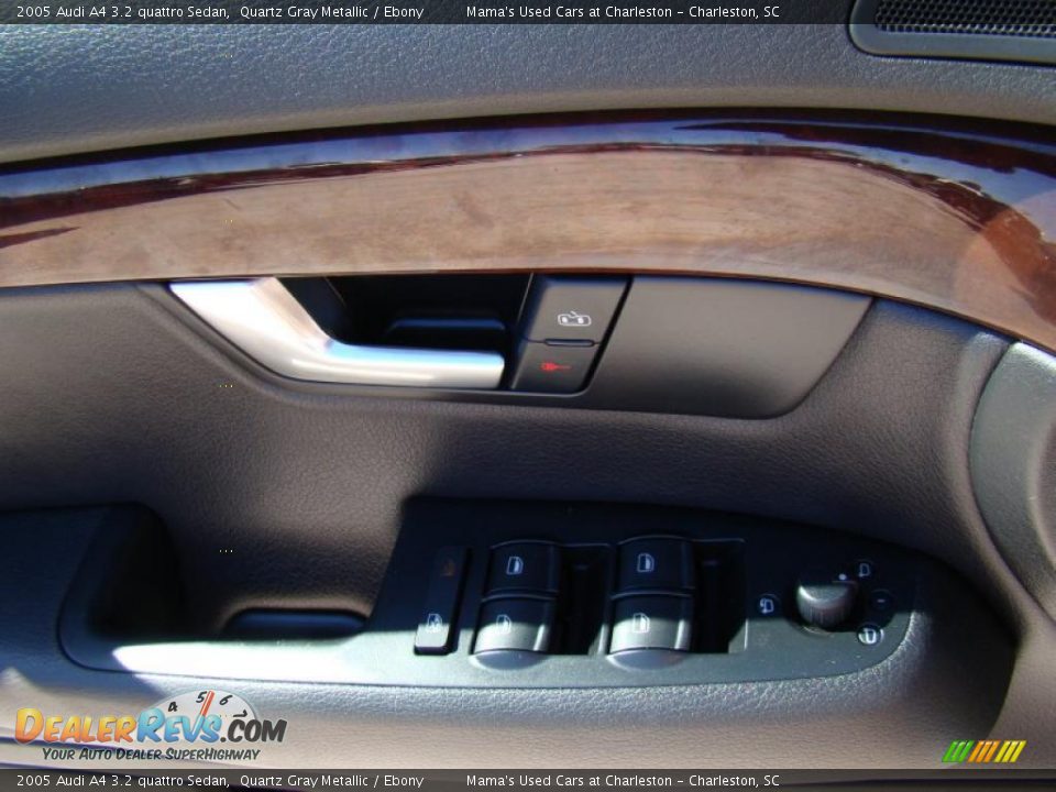 2005 Audi A4 3.2 quattro Sedan Quartz Gray Metallic / Ebony Photo #22