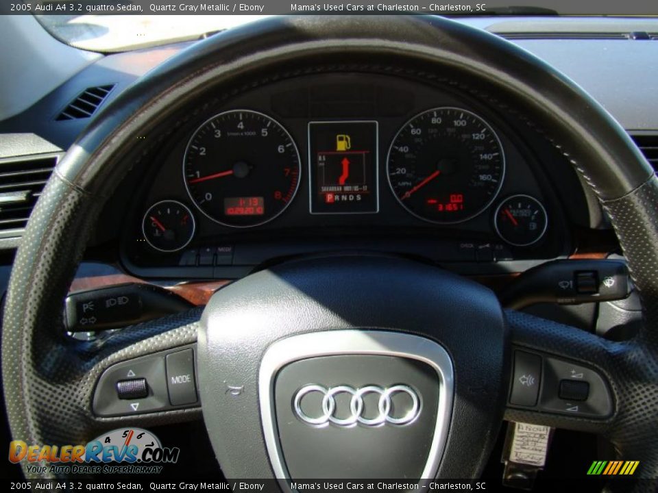 2005 Audi A4 3.2 quattro Sedan Quartz Gray Metallic / Ebony Photo #26