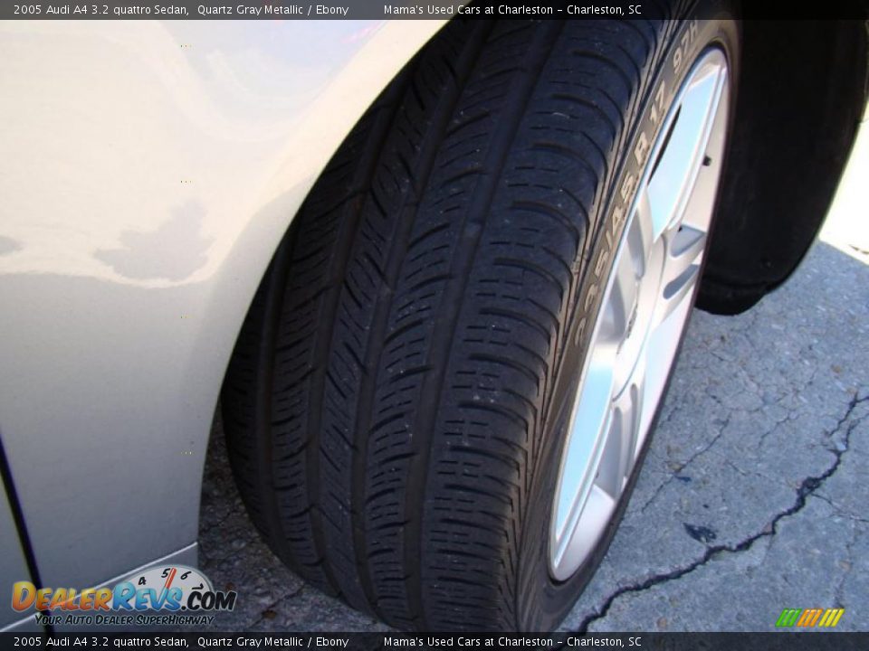 2005 Audi A4 3.2 quattro Sedan Quartz Gray Metallic / Ebony Photo #32