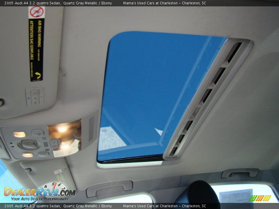Sunroof of 2005 Audi A4 3.2 quattro Sedan Photo #36