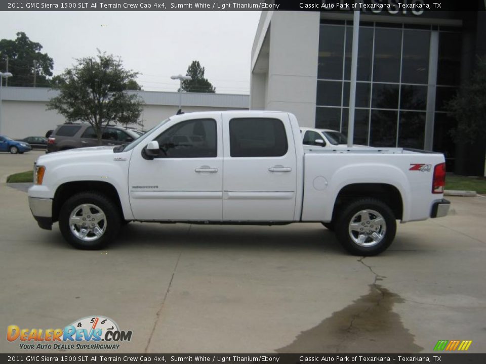 2011 GMC Sierra 1500 SLT All Terrain Crew Cab 4x4 Summit White / Light Titanium/Ebony Photo #2