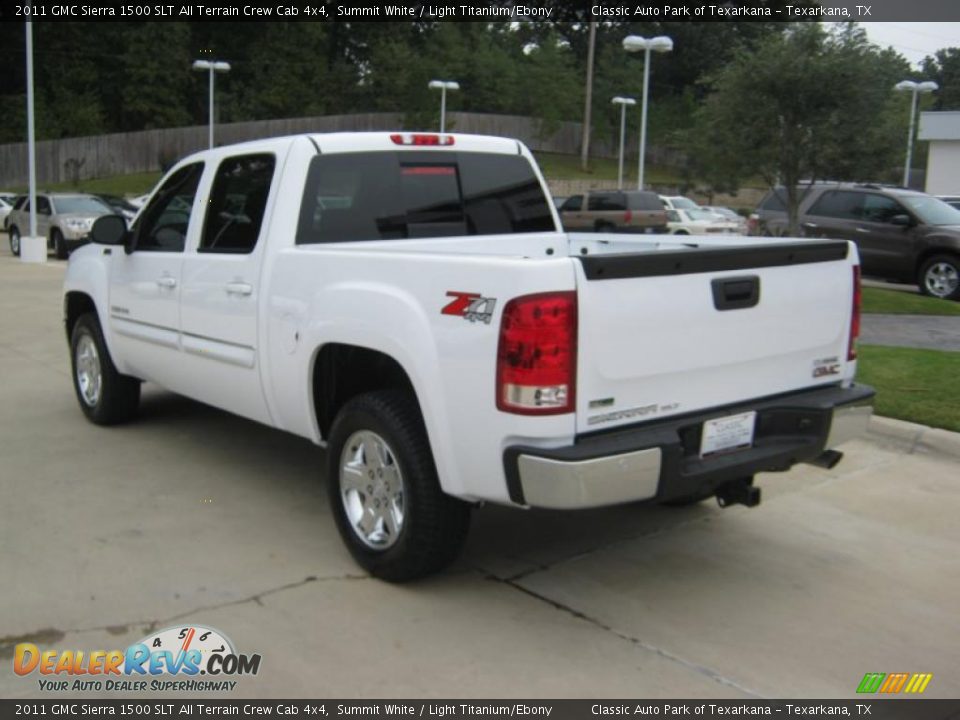 2011 GMC Sierra 1500 SLT All Terrain Crew Cab 4x4 Summit White / Light Titanium/Ebony Photo #3