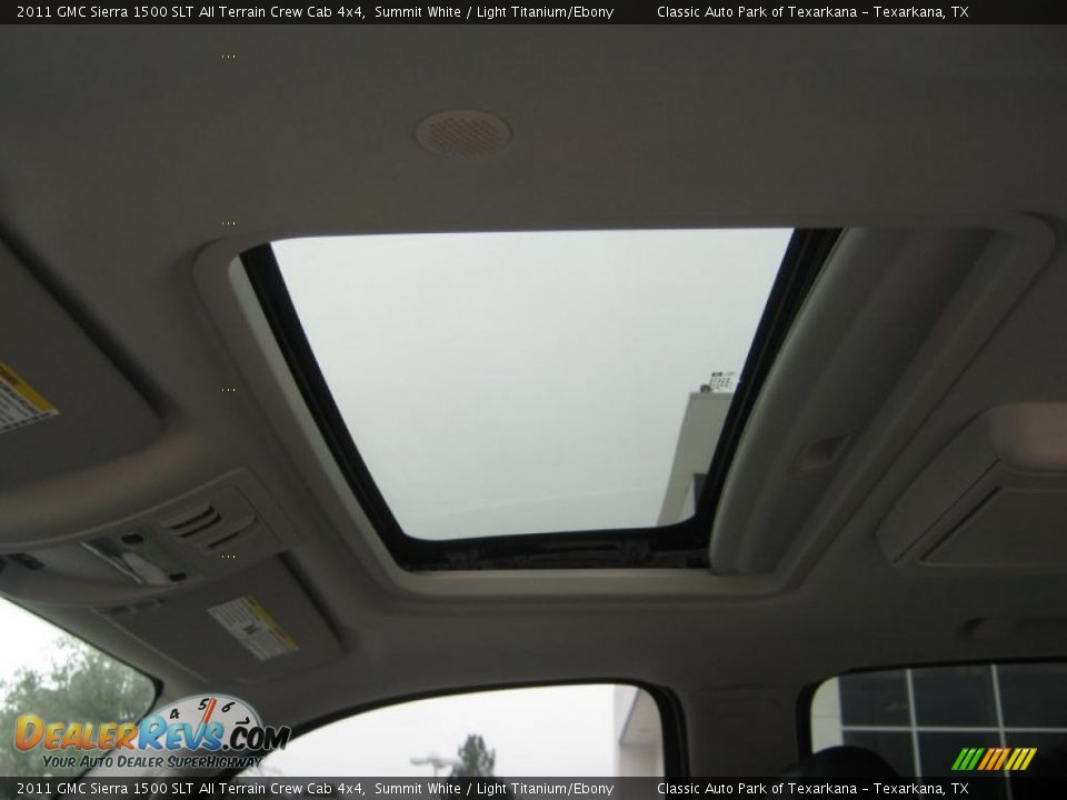 Sunroof of 2011 GMC Sierra 1500 SLT All Terrain Crew Cab 4x4 Photo #15