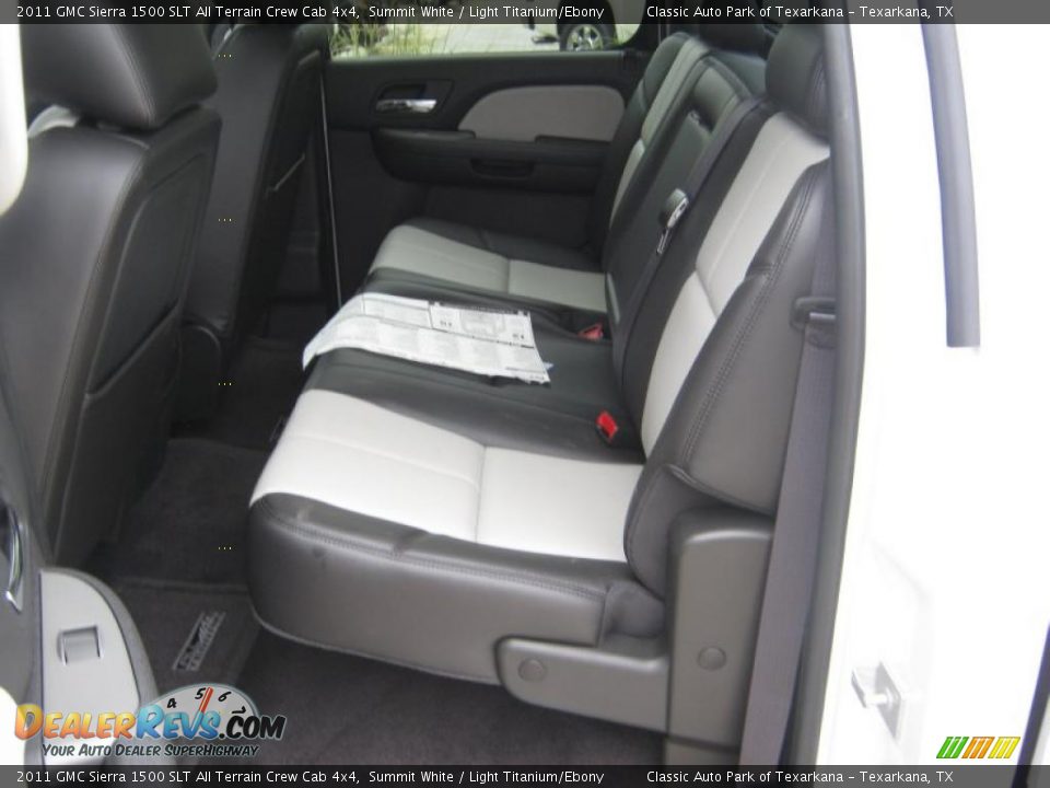 Light Titanium/Ebony Interior - 2011 GMC Sierra 1500 SLT All Terrain Crew Cab 4x4 Photo #18