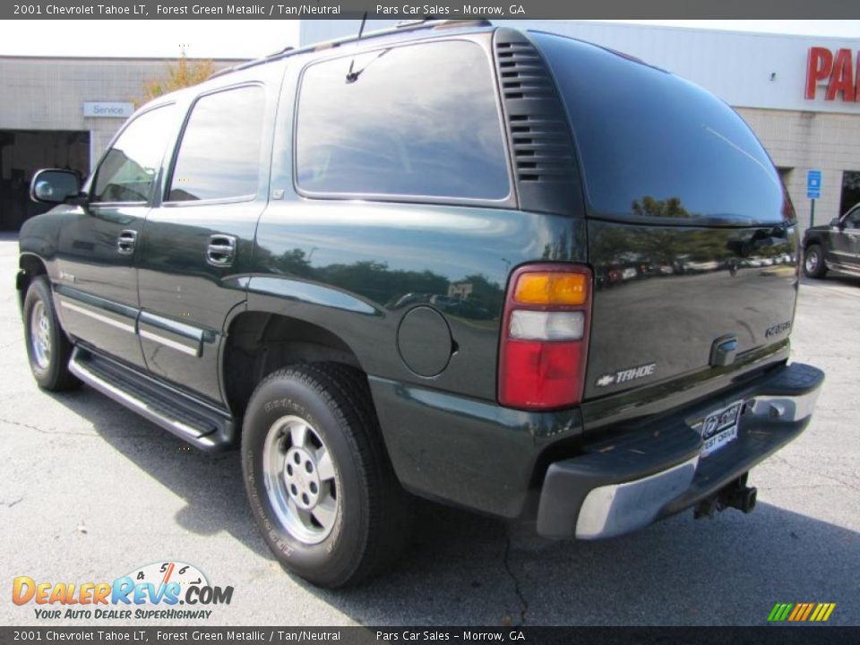 2001 Chevrolet Tahoe LT Forest Green Metallic / Tan/Neutral Photo #2