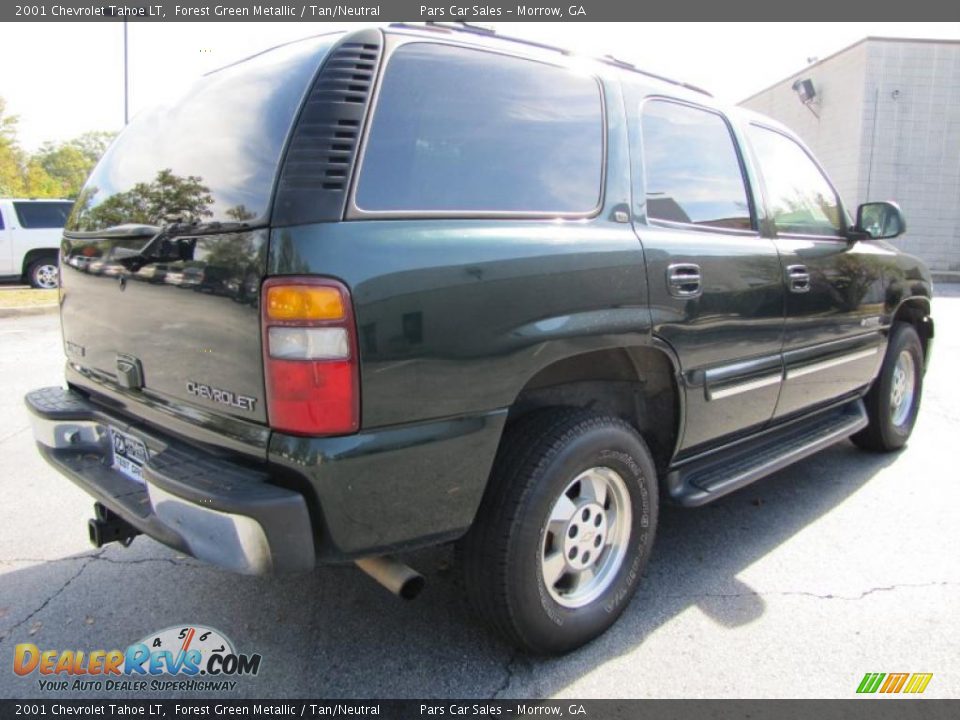 2001 Chevrolet Tahoe LT Forest Green Metallic / Tan/Neutral Photo #3