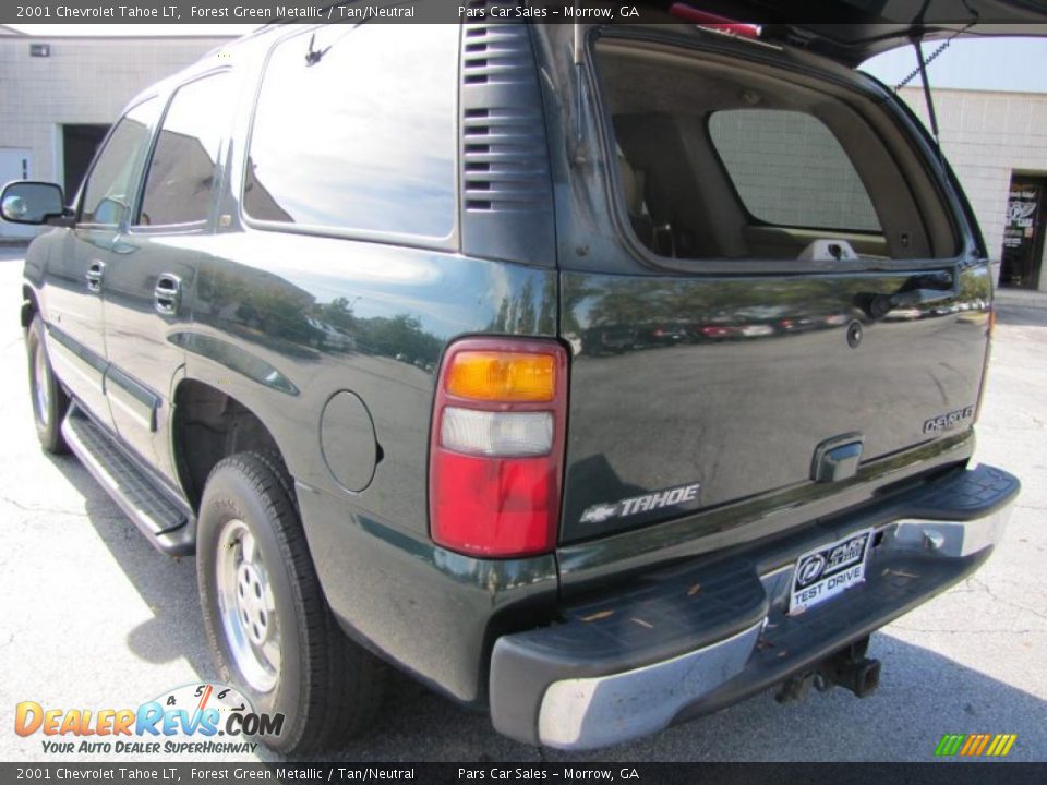 2001 Chevrolet Tahoe LT Forest Green Metallic / Tan/Neutral Photo #9