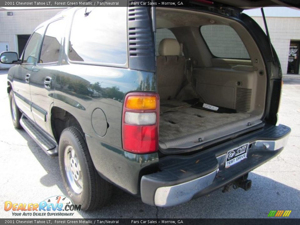 2001 Chevrolet Tahoe LT Forest Green Metallic / Tan/Neutral Photo #10