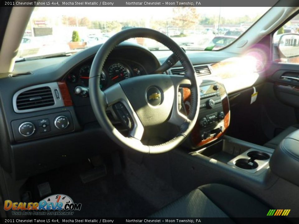 2011 Chevrolet Tahoe LS 4x4 Mocha Steel Metallic / Ebony Photo #13