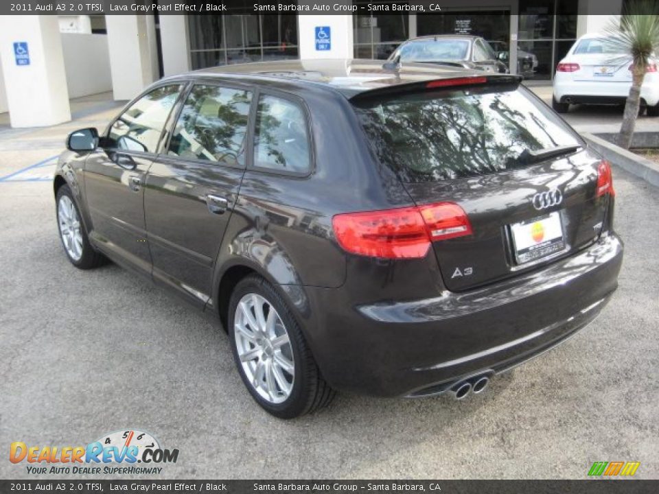 2011 Audi A3 2.0 TFSI Lava Gray Pearl Effect / Black Photo #3
