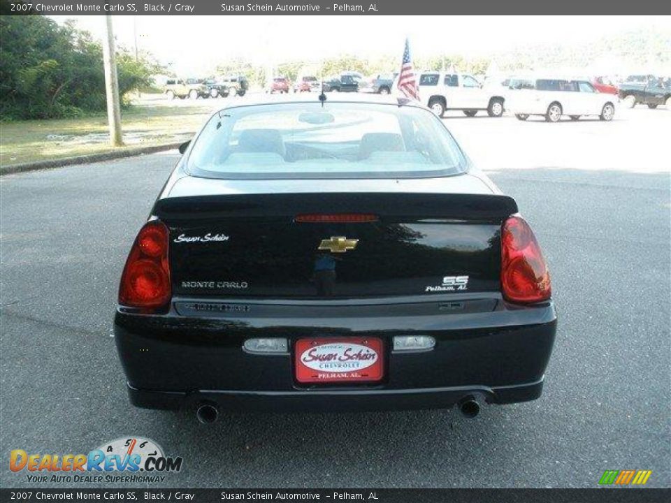 2007 Chevrolet Monte Carlo SS Black / Gray Photo #4