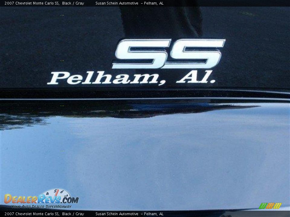 2007 Chevrolet Monte Carlo SS Black / Gray Photo #10