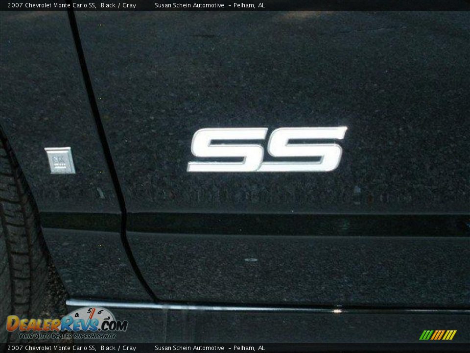 2007 Chevrolet Monte Carlo SS Black / Gray Photo #11