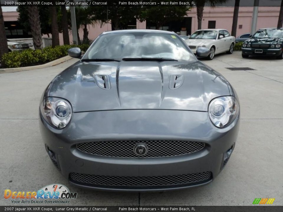 2007 Jaguar XK XKR Coupe Lunar Grey Metallic / Charcoal Photo #2