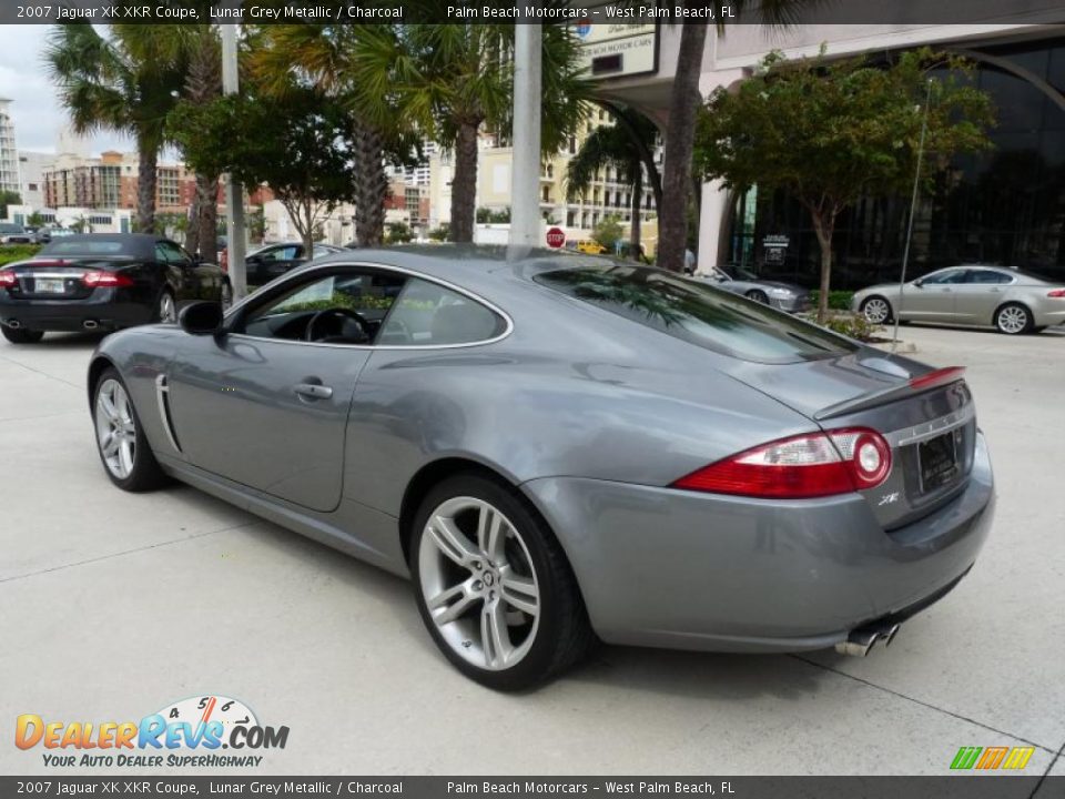 2007 Jaguar XK XKR Coupe Lunar Grey Metallic / Charcoal Photo #5