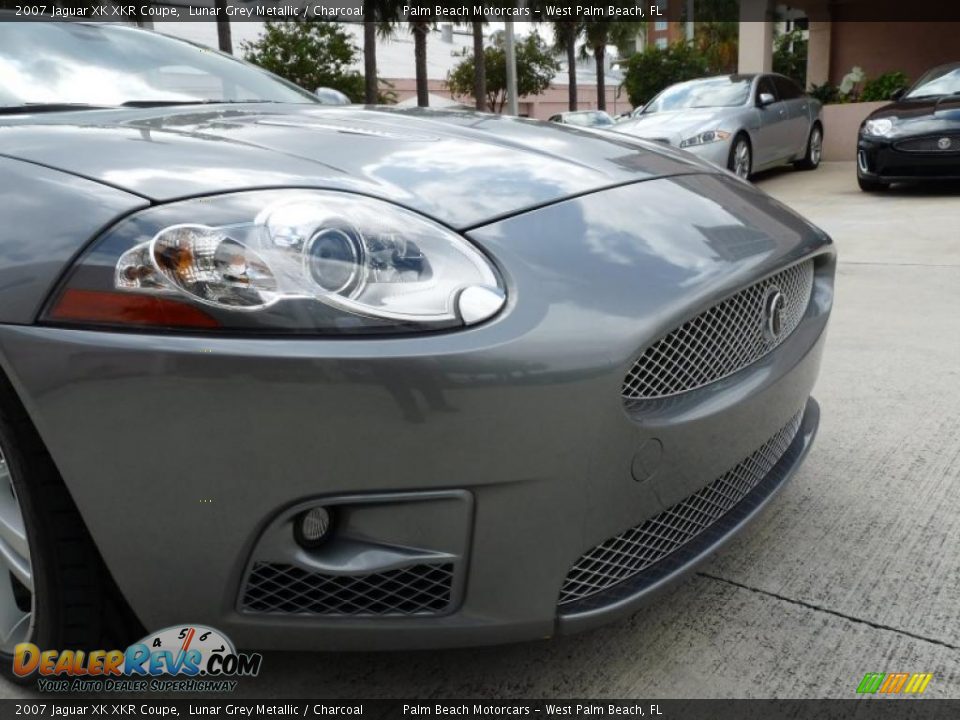 2007 Jaguar XK XKR Coupe Lunar Grey Metallic / Charcoal Photo #8