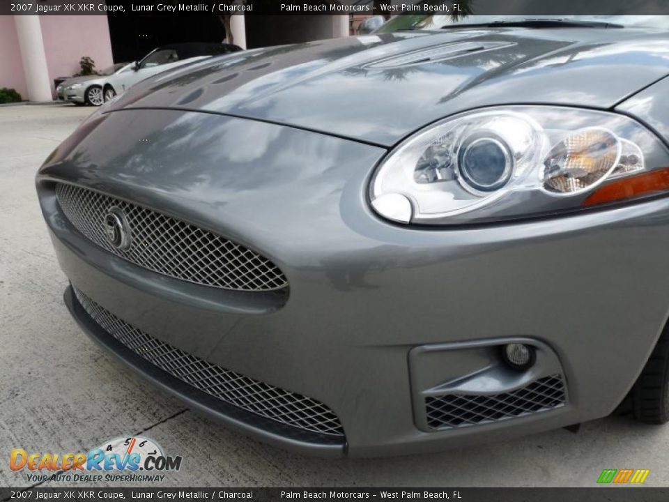 2007 Jaguar XK XKR Coupe Lunar Grey Metallic / Charcoal Photo #9