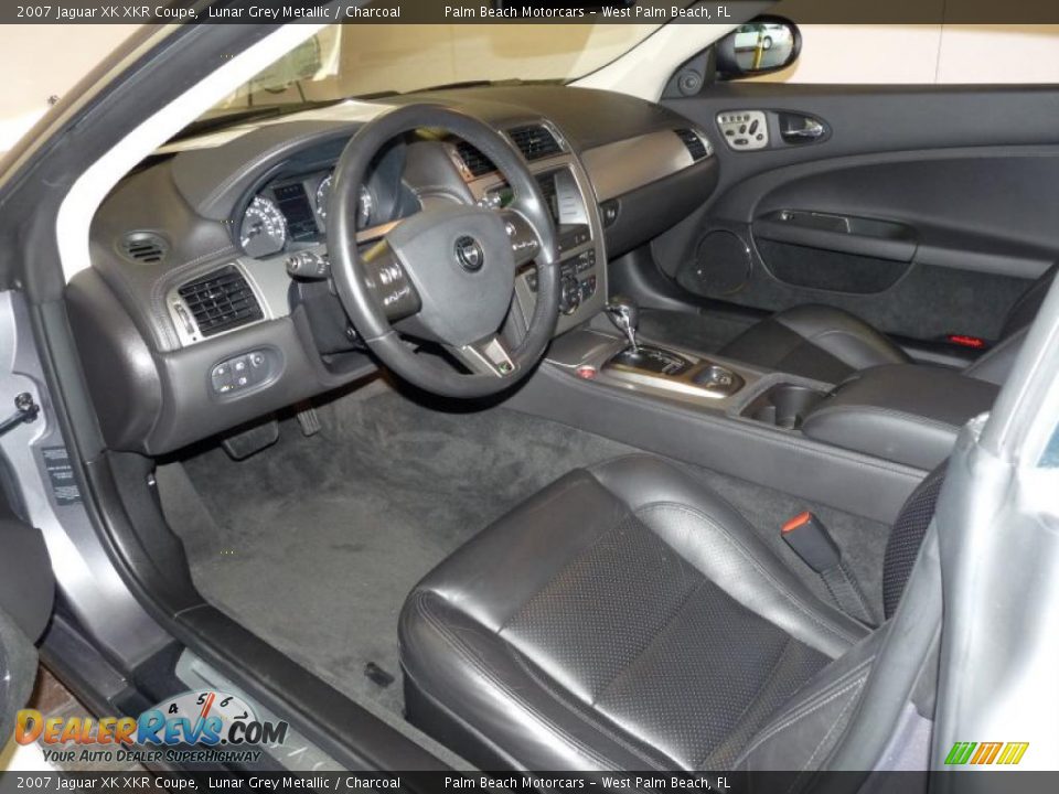 Charcoal Interior - 2007 Jaguar XK XKR Coupe Photo #16