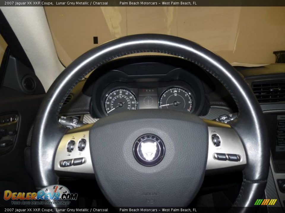 2007 Jaguar XK XKR Coupe Steering Wheel Photo #34