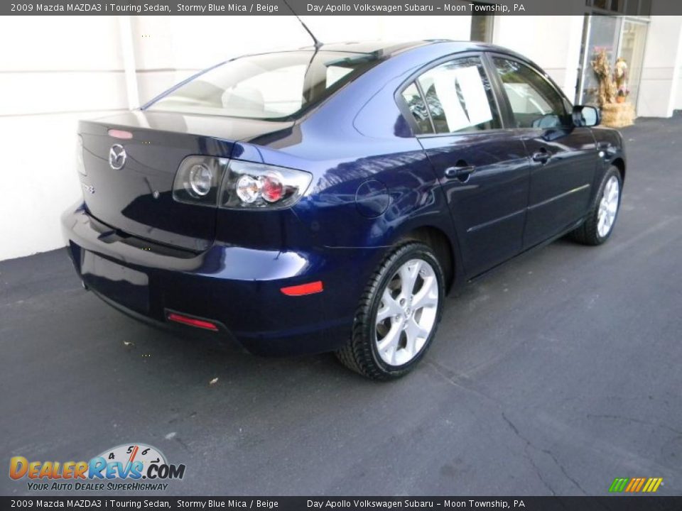 Stormy Blue Mica 2009 Mazda MAZDA3 i Touring Sedan Photo #3