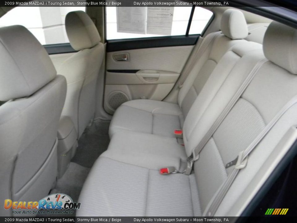 Beige Interior - 2009 Mazda MAZDA3 i Touring Sedan Photo #11