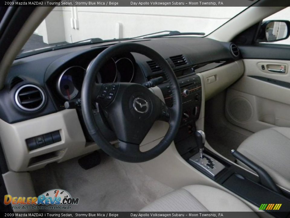 Dashboard of 2009 Mazda MAZDA3 i Touring Sedan Photo #15