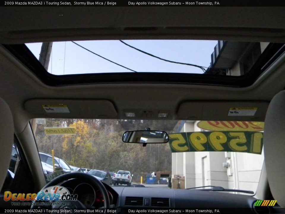 Sunroof of 2009 Mazda MAZDA3 i Touring Sedan Photo #19