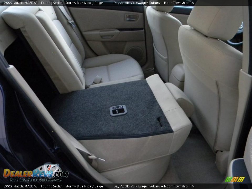 2009 Mazda MAZDA3 i Touring Sedan Stormy Blue Mica / Beige Photo #21