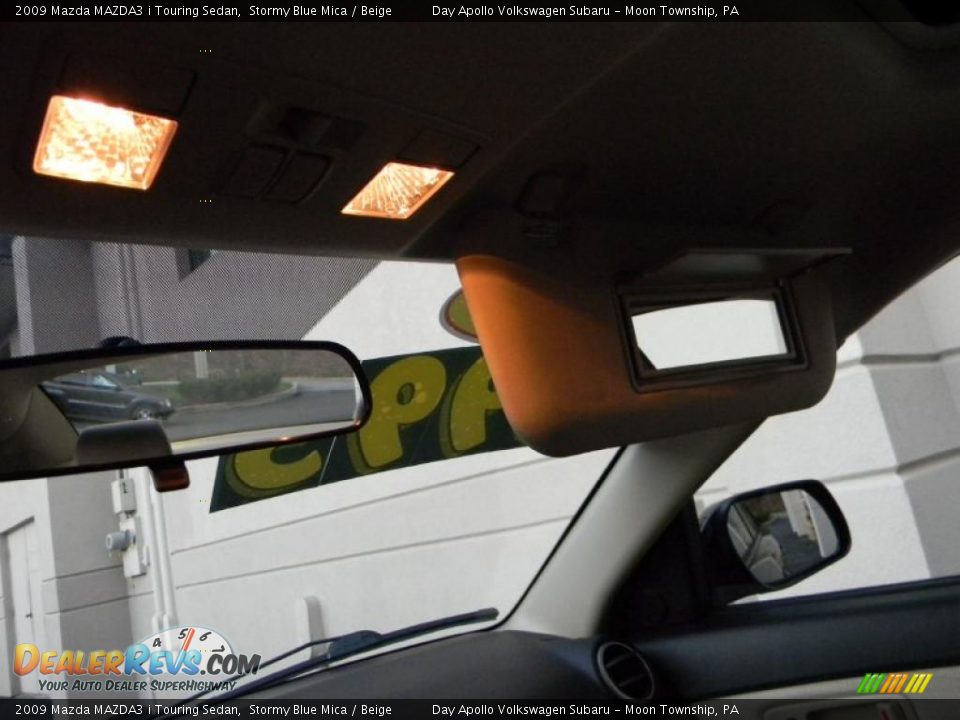 2009 Mazda MAZDA3 i Touring Sedan Stormy Blue Mica / Beige Photo #22