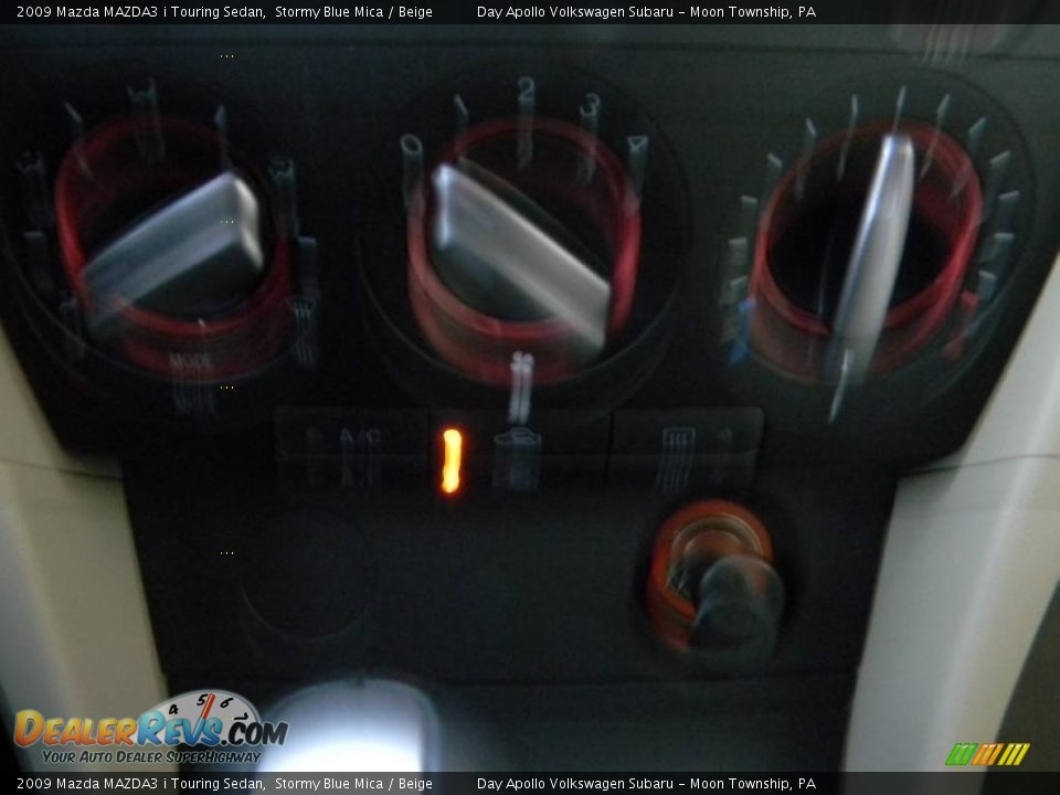 2009 Mazda MAZDA3 i Touring Sedan Stormy Blue Mica / Beige Photo #24