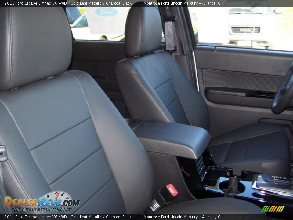 Charcoal Black Interior 2011 Ford Escape Limited V6 4wd