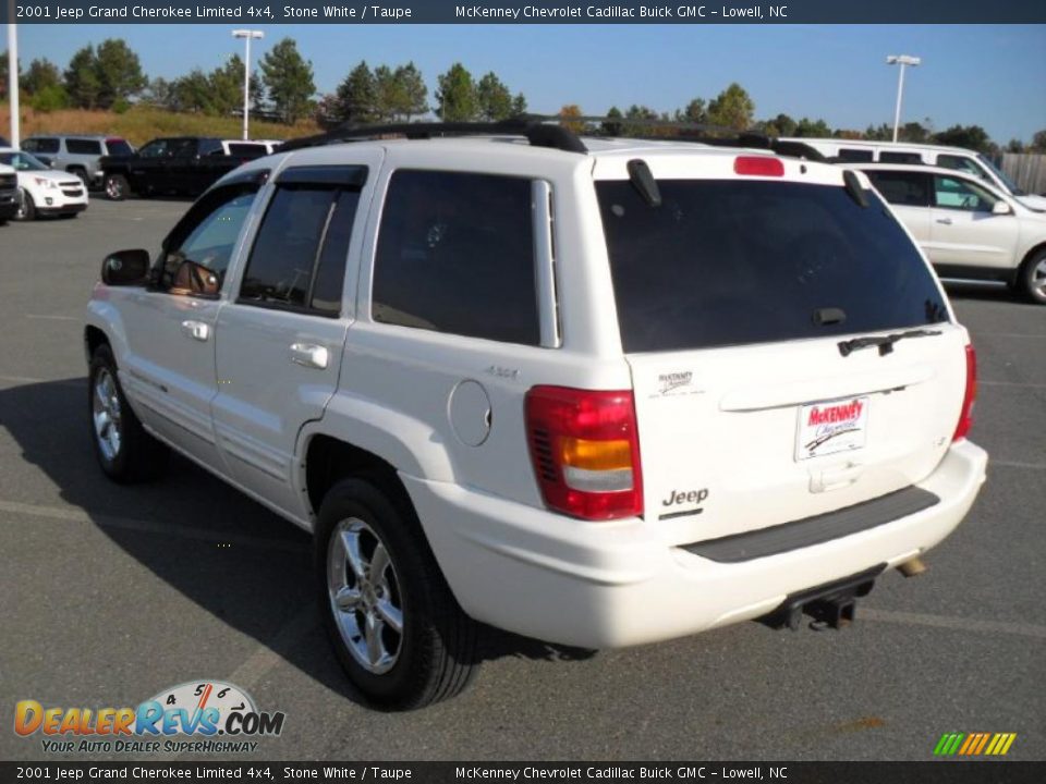 2001 Jeep Grand Cherokee Limited 4x4 Stone White / Taupe Photo #2