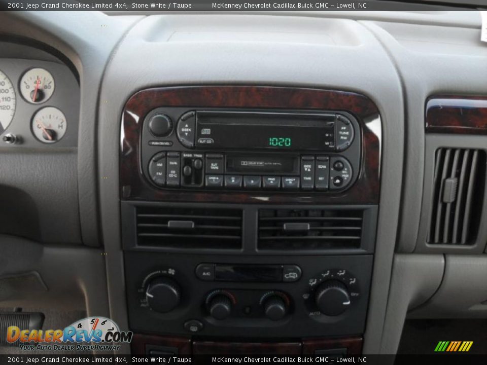 2001 Jeep Grand Cherokee Limited 4x4 Stone White / Taupe Photo #16