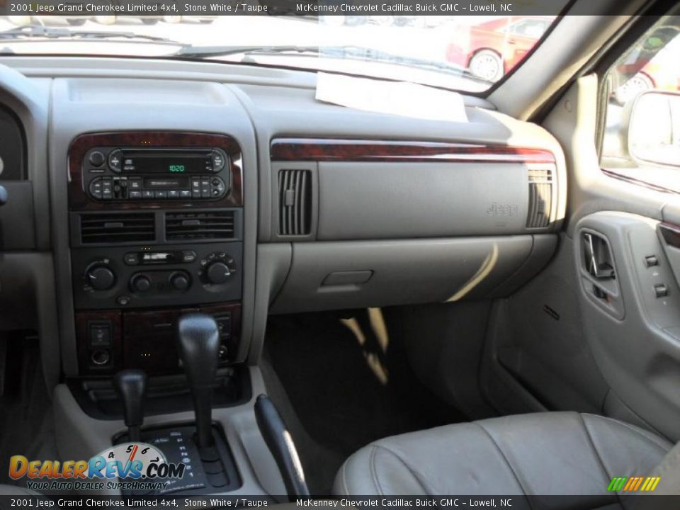 2001 Jeep Grand Cherokee Limited 4x4 Stone White / Taupe Photo #20