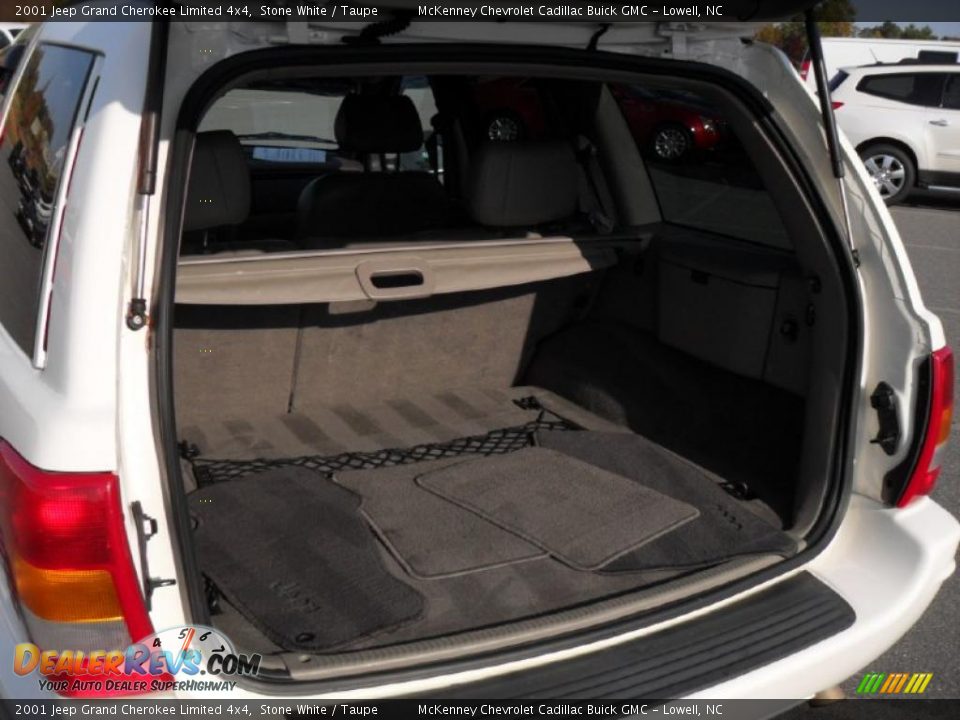 2001 Jeep Grand Cherokee Limited 4x4 Stone White / Taupe Photo #21