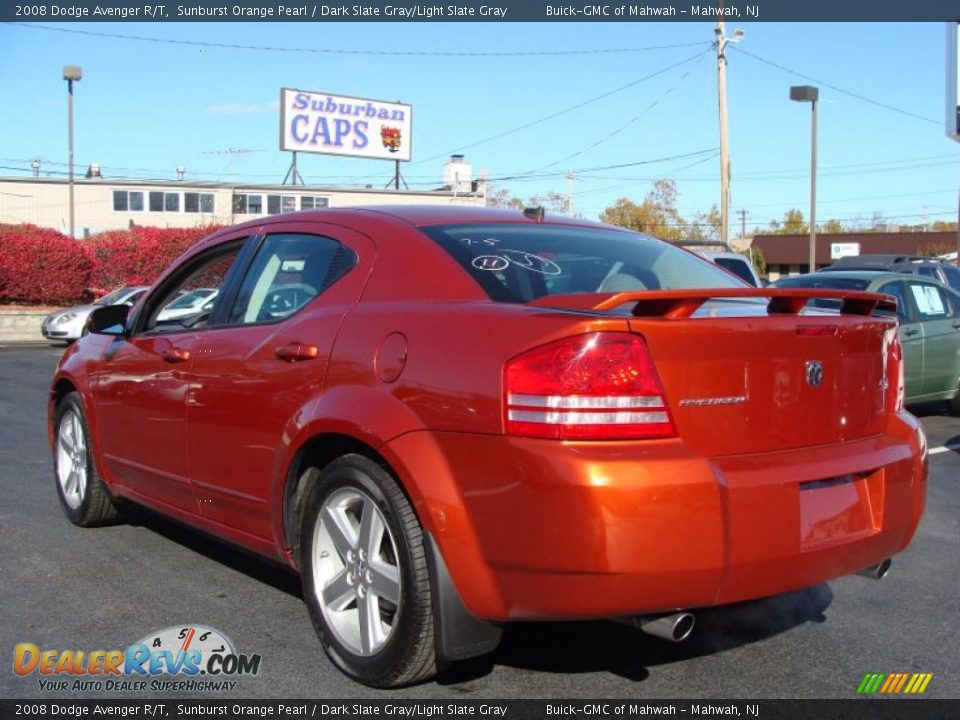 Sunburst Orange Pearl 2008 Dodge Avenger R/T Photo #7