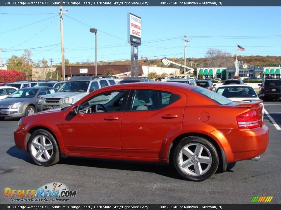 Sunburst Orange Pearl 2008 Dodge Avenger R/T Photo #8