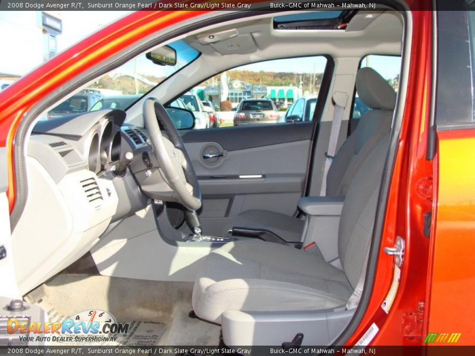 Dark Slate Gray/Light Slate Gray Interior - 2008 Dodge Avenger R/T Photo #10