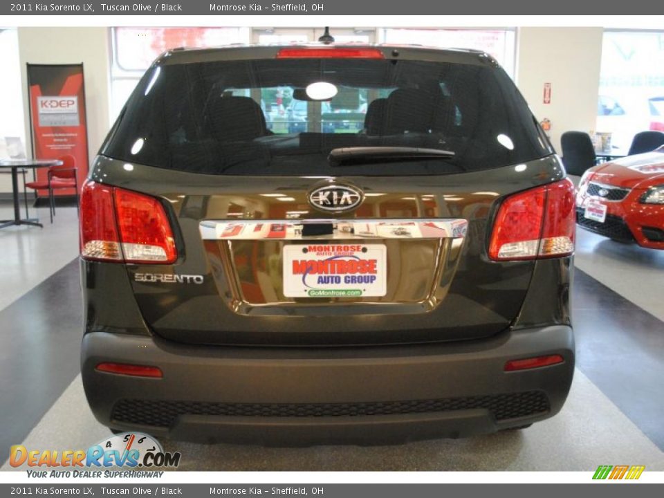 2011 Kia Sorento LX Tuscan Olive / Black Photo #5