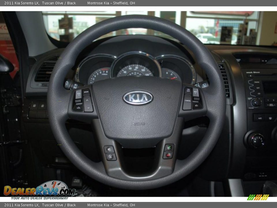 2011 Kia Sorento LX Tuscan Olive / Black Photo #24