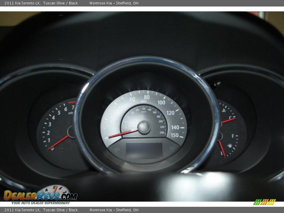 2011 Kia Sorento LX Gauges Photo #28