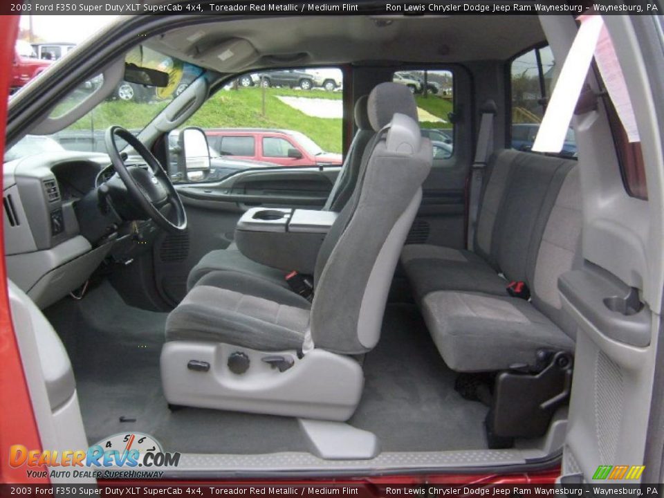 Medium Flint Interior 2003 Ford F350 Super Duty Xlt