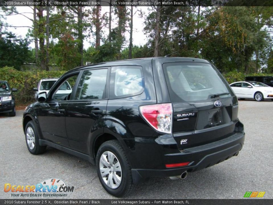 2010 Subaru Forester 2.5 X Obsidian Black Pearl / Black Photo #2
