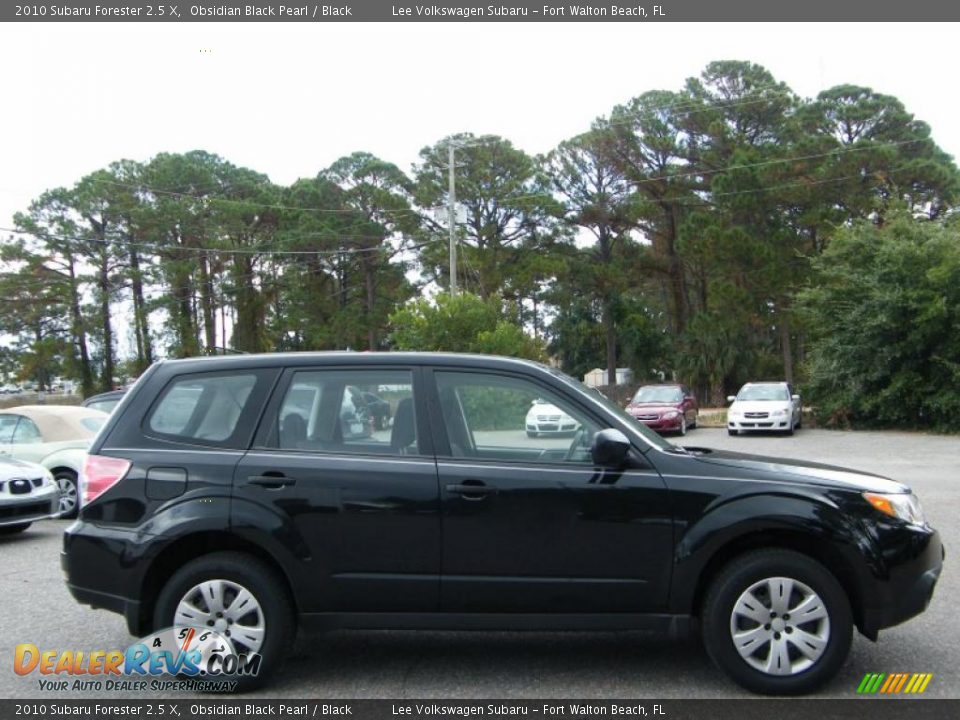 2010 Subaru Forester 2.5 X Obsidian Black Pearl / Black Photo #5