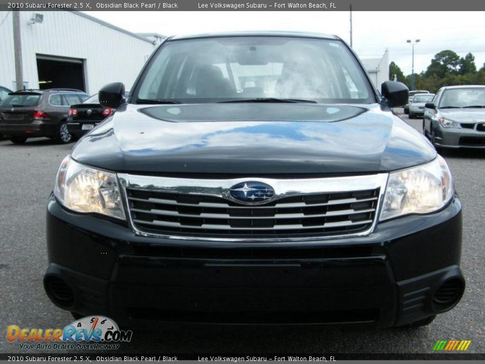 2010 Subaru Forester 2.5 X Obsidian Black Pearl / Black Photo #7