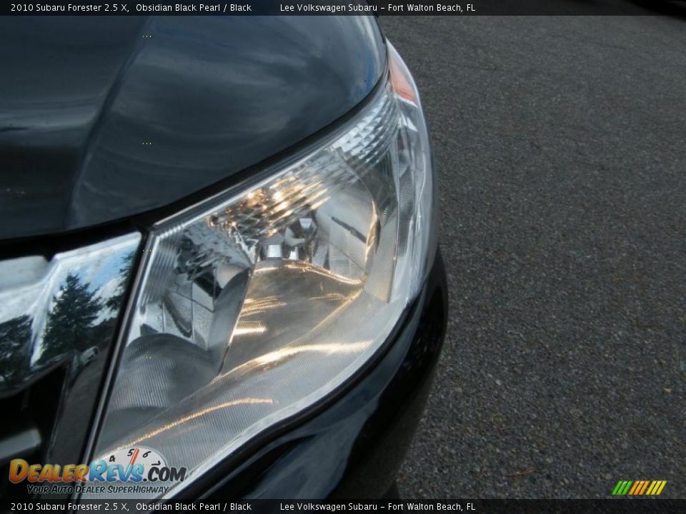 2010 Subaru Forester 2.5 X Obsidian Black Pearl / Black Photo #8
